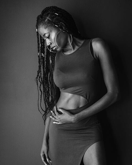 portrait femme noire