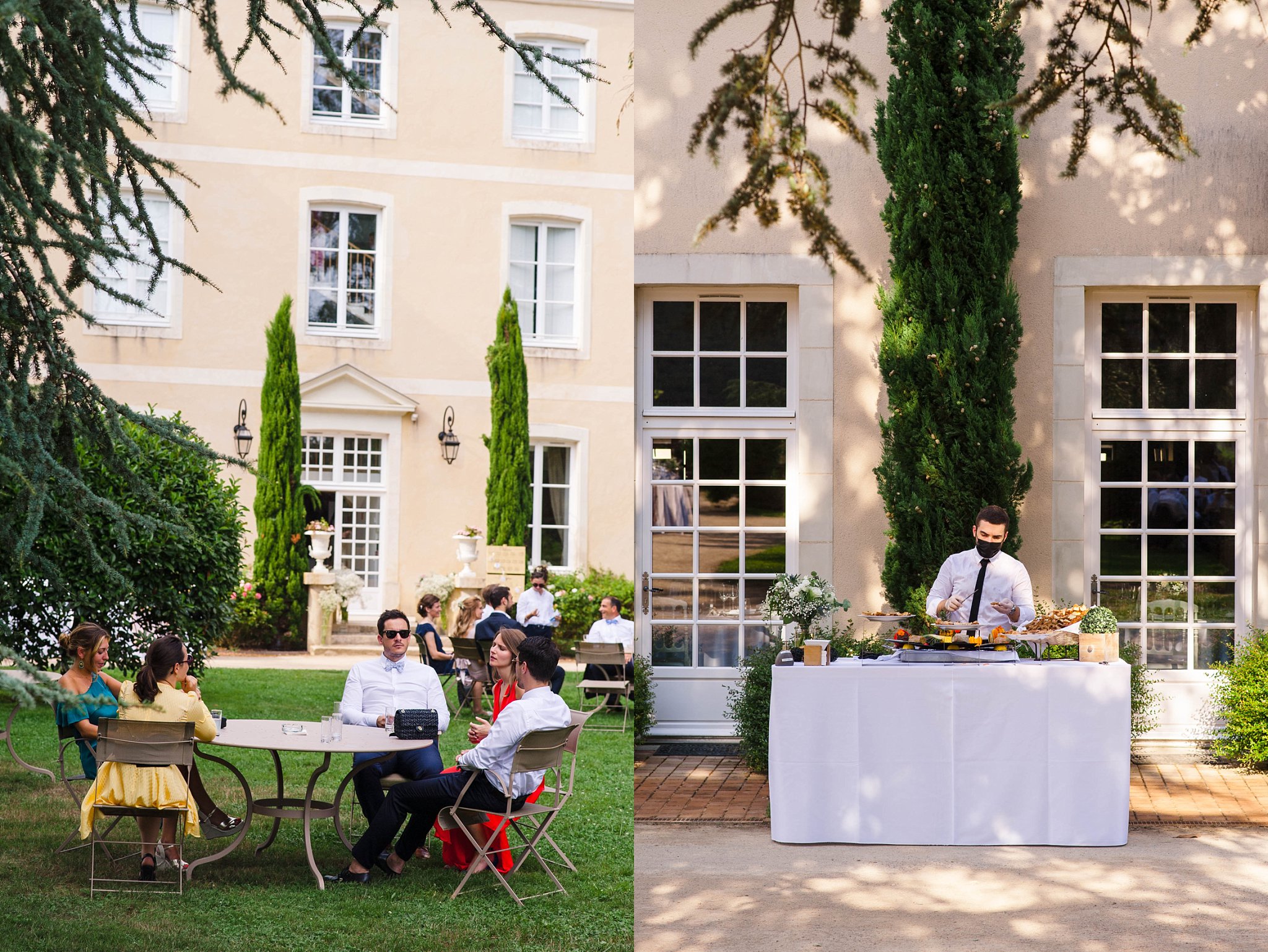 mariage au château de la vaudere à Parigne l'Evêque