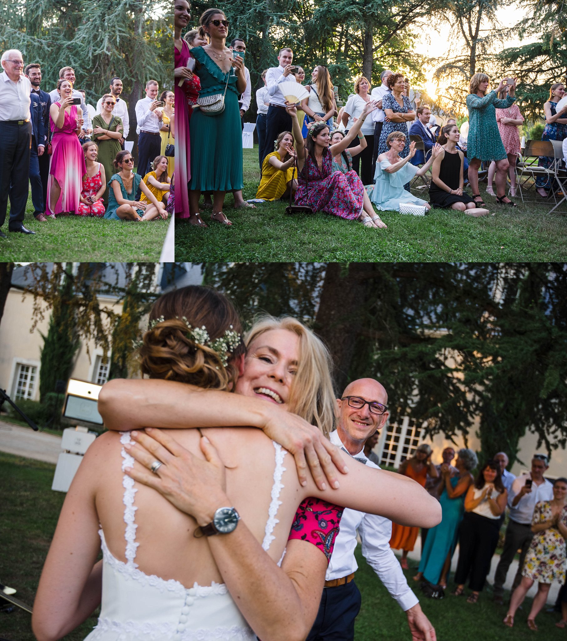 photographe de mariage au château de la vaudere à Parigne l'Evêque