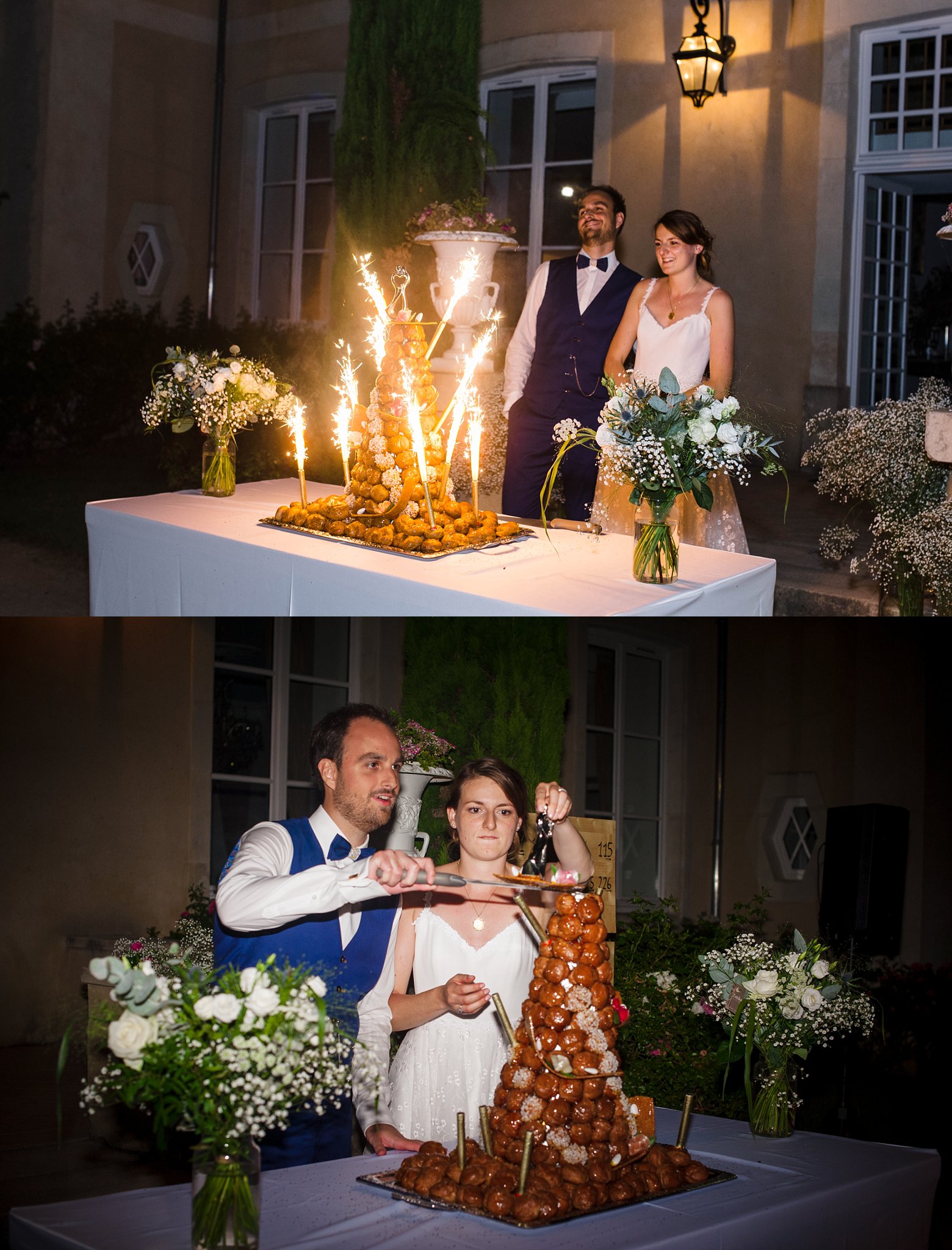 photographe de mariage au château de la vaudere à Parigne l'Evêque